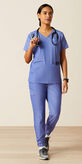 Clara 6 Pocket Scrub Top Full